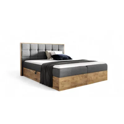 Fun Möbel Boxbett Grau 200x220 cm