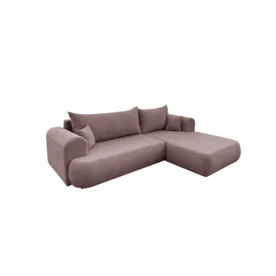 Fun Möbel Ecksofa Altrosa 260x173 cm
