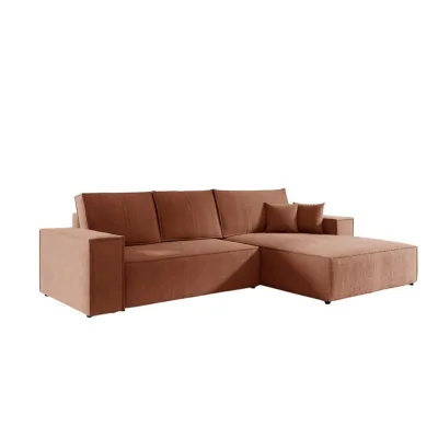 Fun Möbel Ecksofa Altrosa 294x185 cm