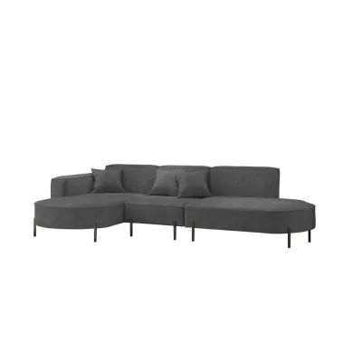 Fun Möbel Ecksofa Anthrazit 321x165 cm