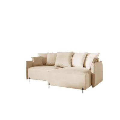 Fun Möbel Ecksofa Beige 221x148 cm