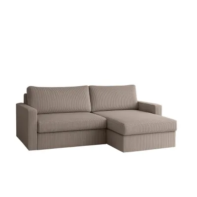 Fun Möbel Ecksofa Beige 224x140 cm