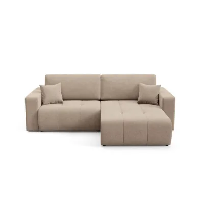 Fun Möbel Ecksofa Beige 244x149 cm