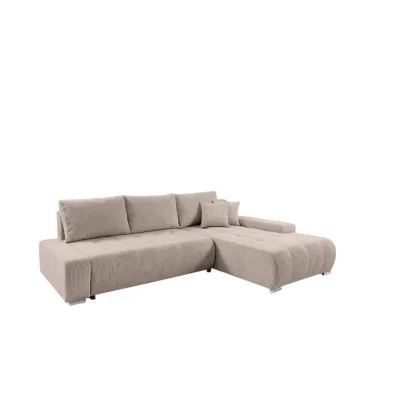 Fun Möbel Ecksofa Beige 265x185 cm