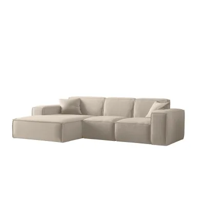 Fun Möbel Ecksofa Beige 266x165 cm