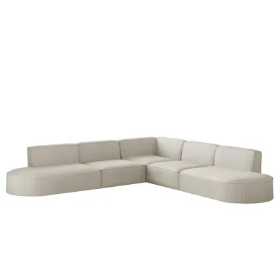 Fun Möbel Ecksofa Beige 276x276 cm