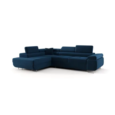 Fun Möbel Ecksofa Blau 275x202 cm