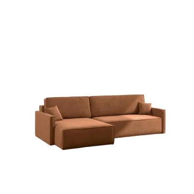 Fun Möbel Ecksofa Braun 250x142 cm