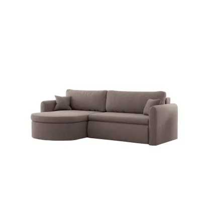 Fun Möbel Ecksofa Braun 250x160 cm