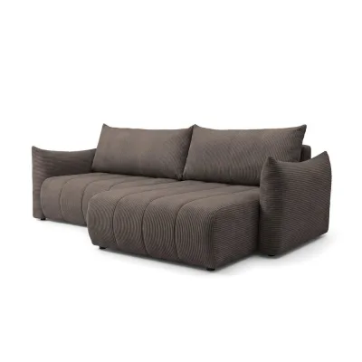 Fun Möbel Ecksofa Braun 260x154 cm