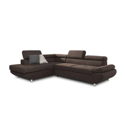 Fun Möbel Ecksofa Braun 275x210 cm