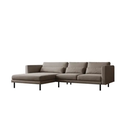 Fun Möbel Ecksofa Braun 281x174 cm