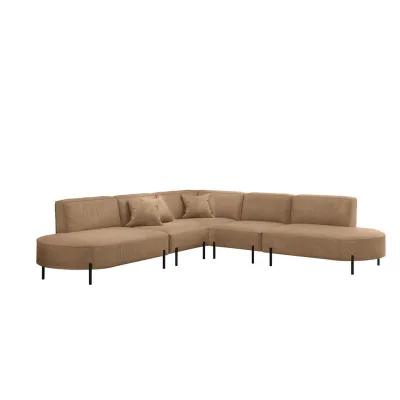 Fun Möbel Ecksofa Braun 303x303 cm