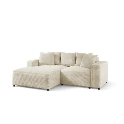 Fun Möbel Ecksofa Creme 240x165 cm