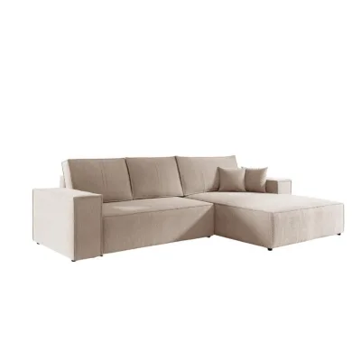 Fun Möbel Ecksofa Creme 294x185 cm