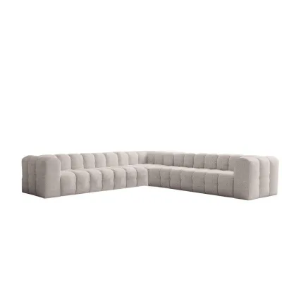 Fun Möbel Ecksofa Creme 330x330 cm