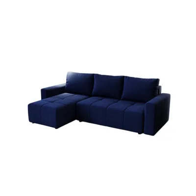 Fun Möbel Ecksofa Dunkelblau 231x142 cm