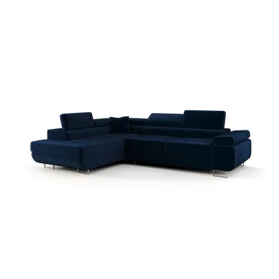 Fun Möbel Ecksofa Dunkelblau 275x202 cm