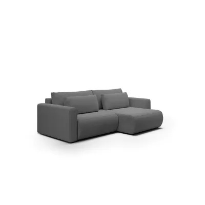 Fun Möbel Ecksofa Dunkelgrau 240x149 cm