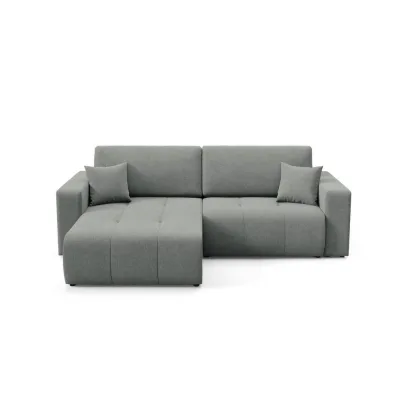 Fun Möbel Ecksofa Grau 244x149 cm
