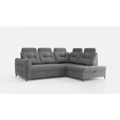 Fun Möbel Ecksofa Grau 250x200 cm
