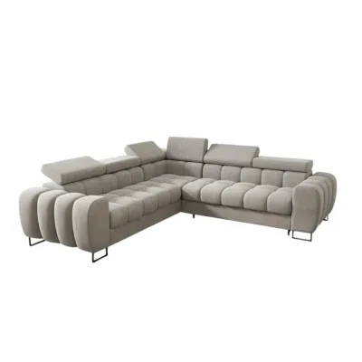 Fun Möbel Ecksofa Grau 260x260 cm