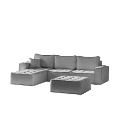 Fun Möbel Ecksofa Grau 292x192 cm