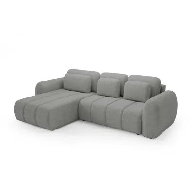 Fun Möbel Ecksofa Grau 304x190 cm
