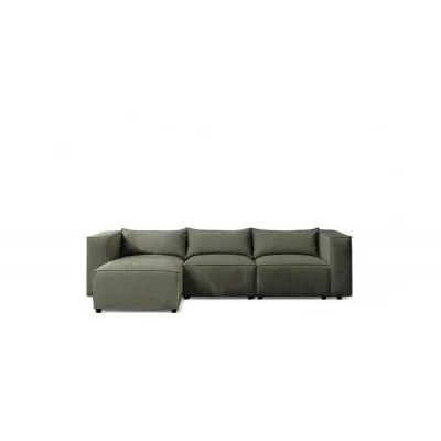 Fun Möbel Ecksofa Grün 290x185 cm