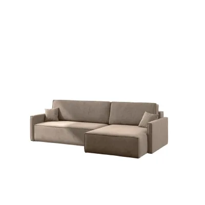 Fun Möbel Ecksofa Hellbraun 250x142 cm
