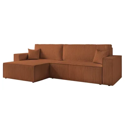 Fun Möbel Ecksofa Hellbraun 276x145 cm