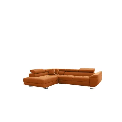 Fun Möbel Ecksofa Orange 275x202 cm