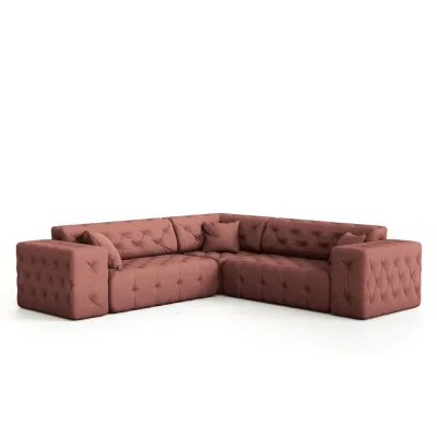 Fun Möbel Ecksofa Rosa 246x246 cm