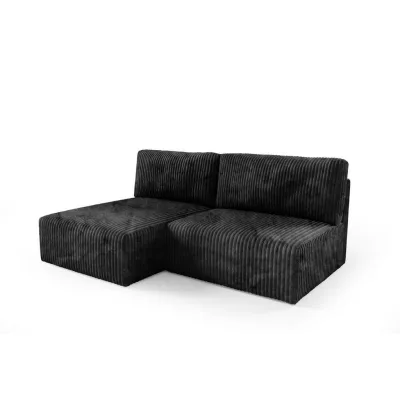 Fun Möbel Ecksofa Schwarz 210x149 cm