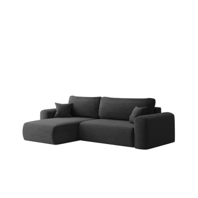 Fun Möbel Ecksofa Schwarz 272x145 cm