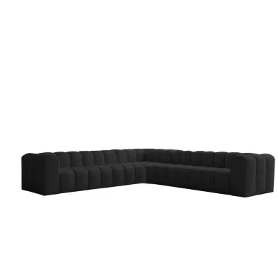 Fun Möbel Ecksofa Schwarz 330x330 cm