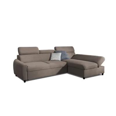 Fun Möbel Ecksofa Taupe 260x170 cm