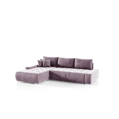 Fun Möbel Ecksofa Violett 265x185 cm