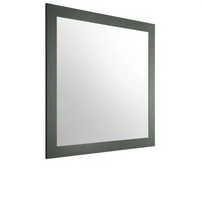 Furn.Design Garderobenspiegel Grün 82x82x2 cm