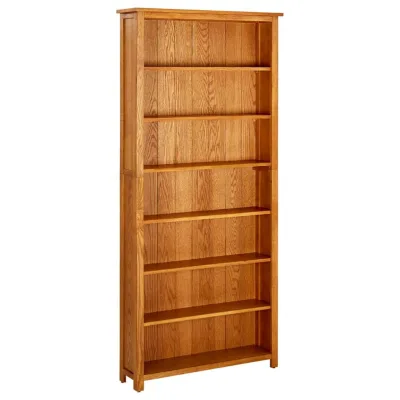 furnicato Bücherregal Braun 90x200x22.5 cm