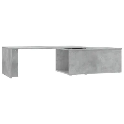 furnicato Couchtisch Grau 150x35x50 cm