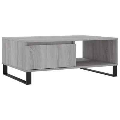 furnicato Couchtisch Grau 90x35x60 cm