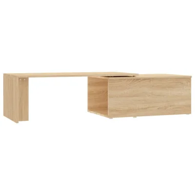 furnicato Couchtisch Hellbraun 150x35x50 cm