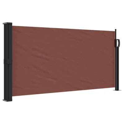 furnicato Seitenmarkise Braun 500x100x500 cm