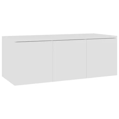 furnicato Tv-Schrank Weiß 80x30x34 cm
