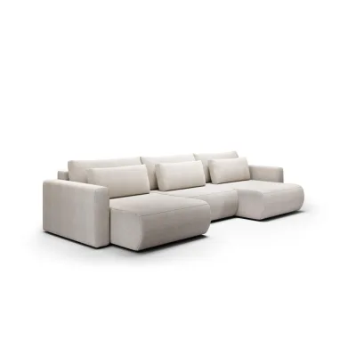 Furnisell Ecksofa Hellgrau 340x149 cm