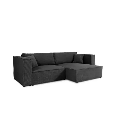 Furnisell Ecksofa Schwarz 245x148 cm