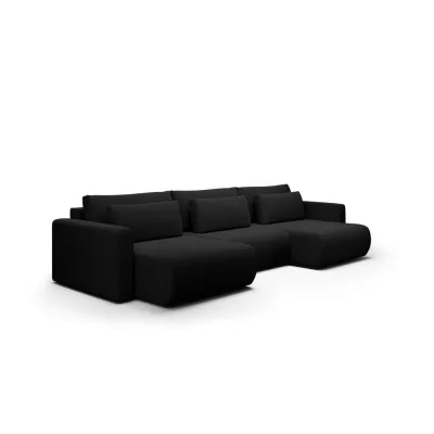 Furnisell Ecksofa Schwarz 340x149 cm