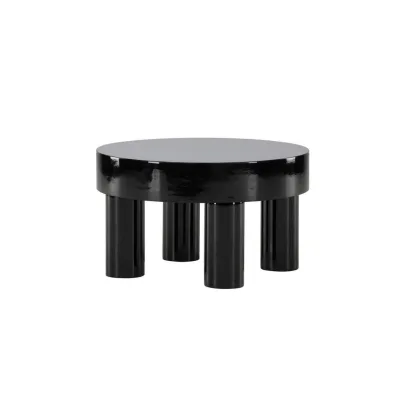 Furnlux Couchtisch Schwarz 60x35x60 cm