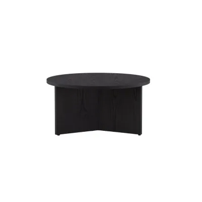 Furnlux Couchtisch Schwarz 65x33x65 cm